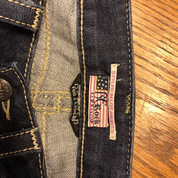 ReRock for Express Barely Boot Jeans - Picture 5 of 8